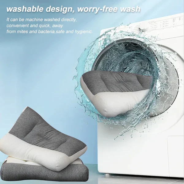 Neck Pillow Orthopedic-Style Support For Back And Side Sleepers