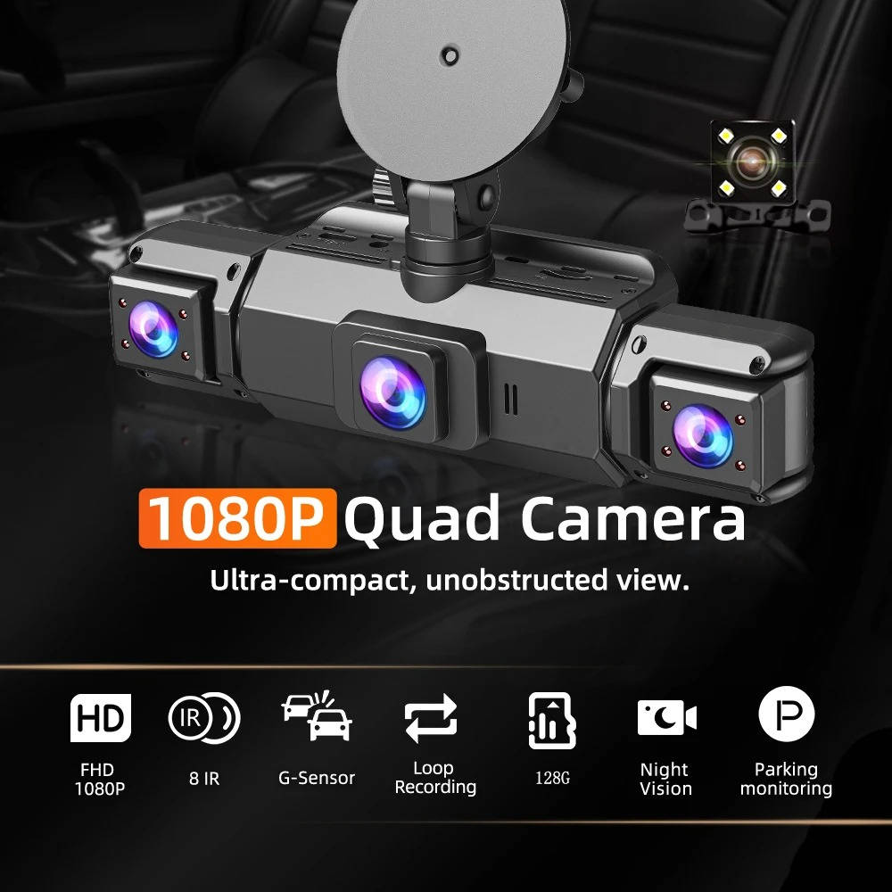 Car Dash Camera Wireless Front And Rear With Night Vision