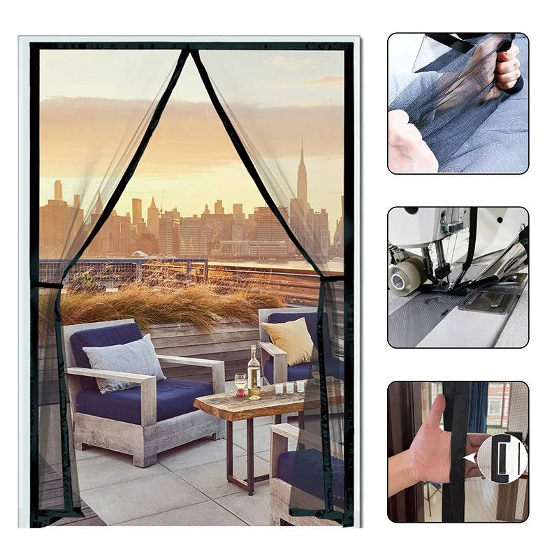 Magnetic Screen Door Custom Sizes For Patio, Sliding, And Entry Doors