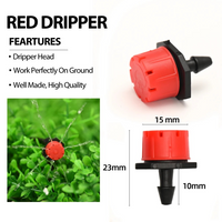 Drip Irrigation System With Automatic Timer For Garden Beds And Pots