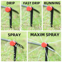 Drip Irrigation System With Automatic Timer For Garden Beds And Pots