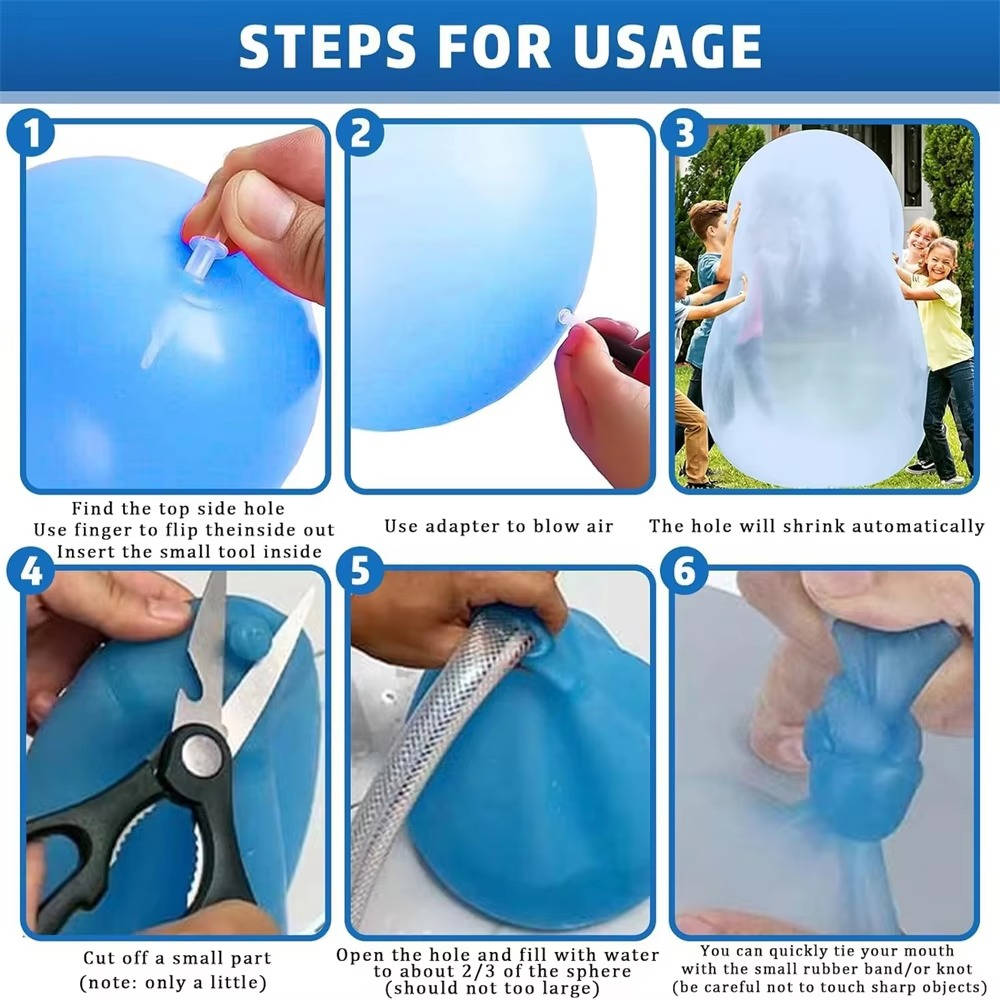 Giant Jelly Balloons Set Of 3 For Party Water Fun