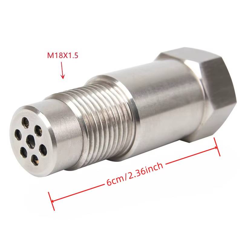 O2 Sensor Adapter Check Engine Light Eliminator With Mini Catalytic Converter