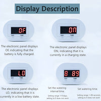 Water Pump Controller For Automatic Garden Watering Systems With Timer