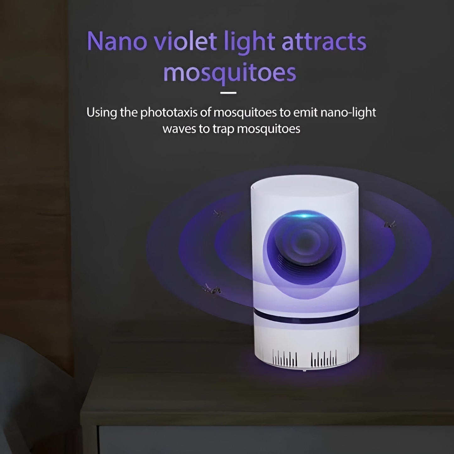 UV Light Insect Trap For Indoor And Outdoor Mosquitoes And Flies