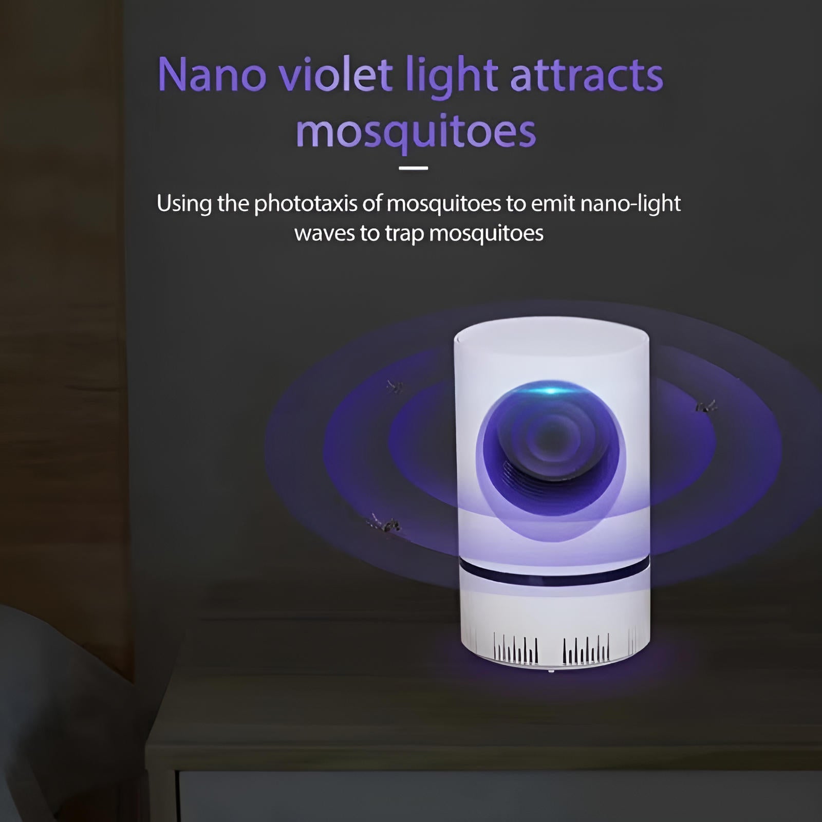 UV Light Insect Trap For Indoor And Outdoor Mosquitoes And Flies