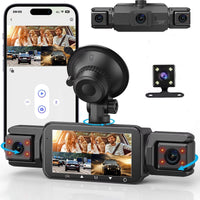 Car Dash Camera Wireless Front And Rear With Night Vision