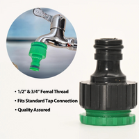Drip Irrigation System With Automatic Timer For Garden Beds And Pots