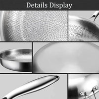Nonstick Frying Pan With Titanium Coating, PFOA-Free, Scratch-Resistant