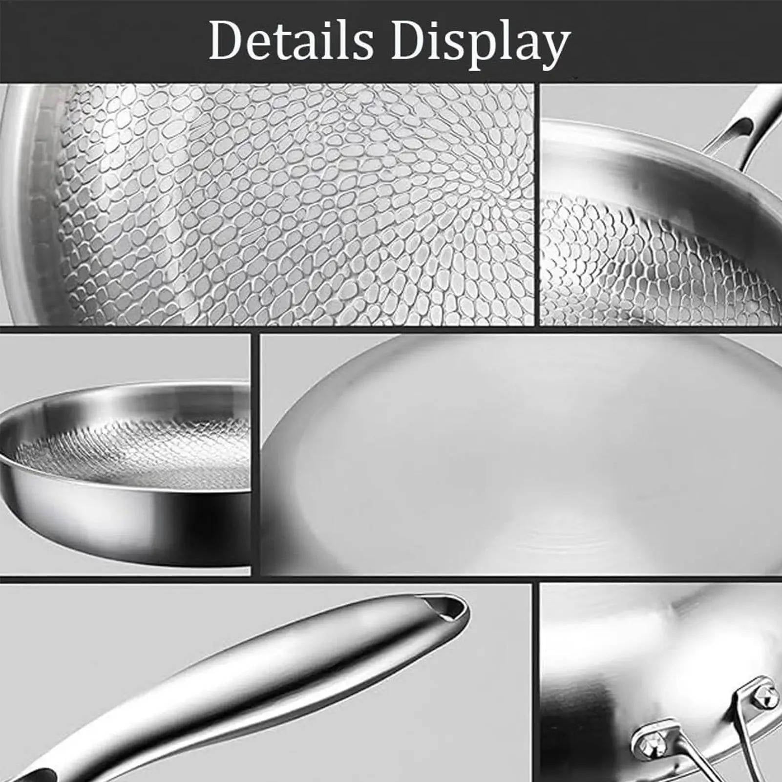 Nonstick Frying Pan With Titanium Coating, PFOA-Free, Scratch-Resistant