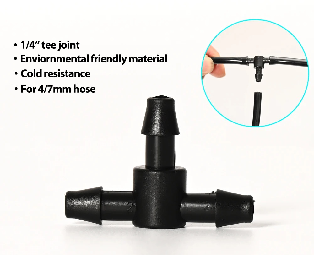 Drip Irrigation System With Automatic Timer For Garden Beds And Pots