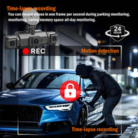 4-Channel Dash Cam With Night Vision, Parking Monitor, WiFi App Control