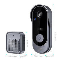 Wireless Smart Video Doorbell With HD Camera And No Subscription Required