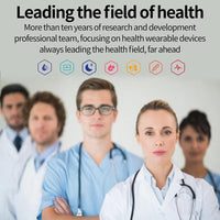Smartwatch For Seniors With Blood Pressure, Blood Sugar And Health Tracking