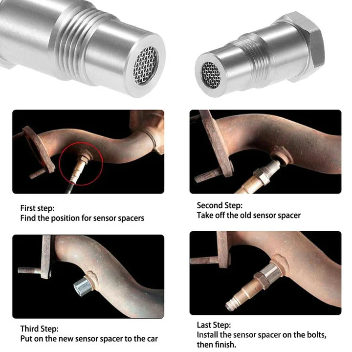 O2 Sensor Adapter M18x1.5 To Fix CEL Check Engine Light