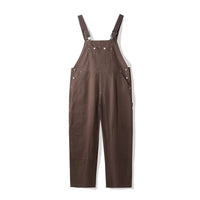 Women's Canvas Bib Overalls Duck Cloth Workwear Dungarees With Pockets