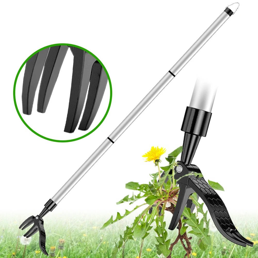 Weed Puller For Garden And Lawn Stand Up Tool With Long Handle