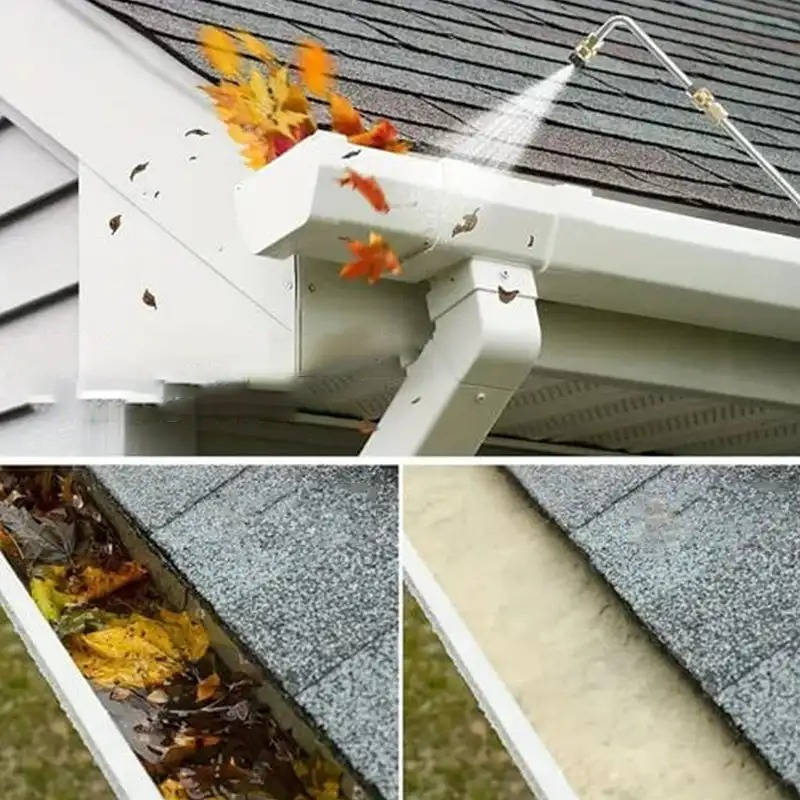 Power Washer Extension Wands 4000 PSI Telescoping For Gutter, Roof, Wall Cleaning