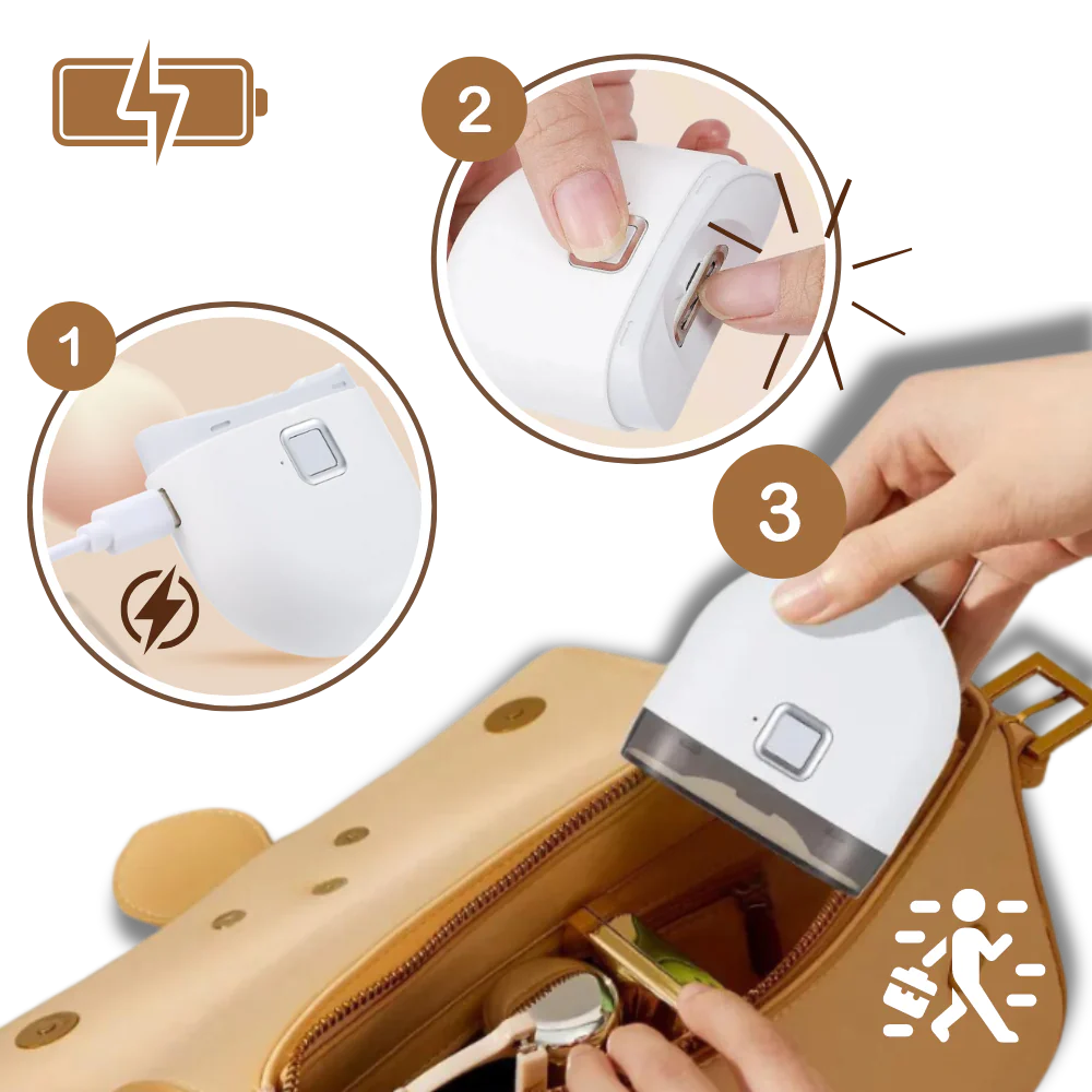 Electric Nail Clipper Dual-Speed Rechargeable For Fingernails And Toenails