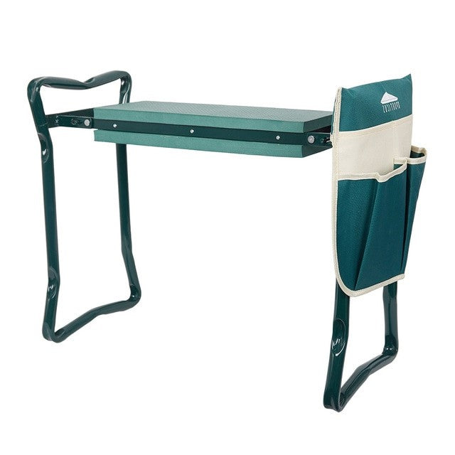 Garden Kneeler And Seat With Ergonomic Cushion For Gardening, Green