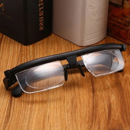 Adjustable Focus Glasses For Near And Far Sight With Lightweight Frame