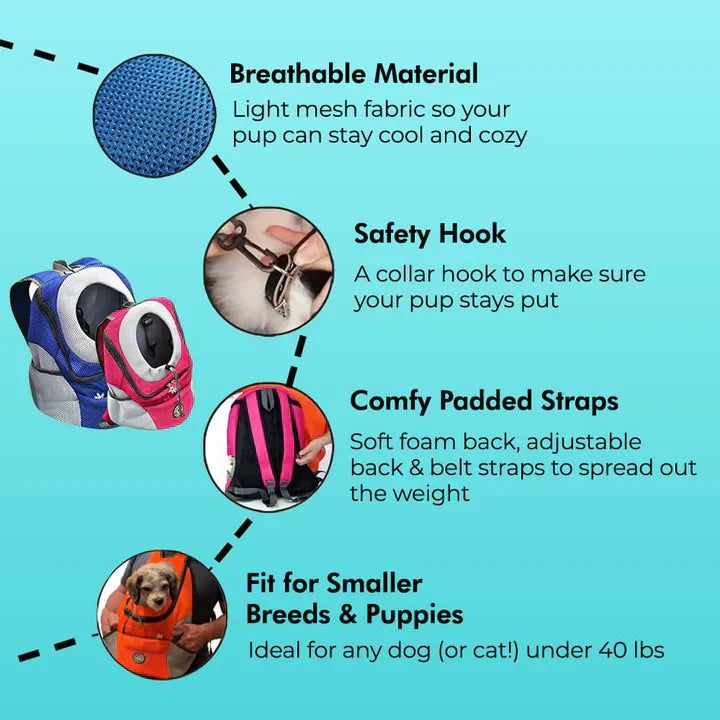 Backpack With Faux Fur Trim For Sports And Everyday Use