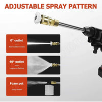 Cordless Pressure Washer With Two Rechargeable Batteries For Home Use