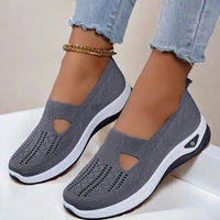Shoes For Seniors Soft Sole Non-Slip Lightweight Comfortable Slip On