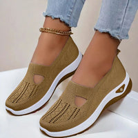 Shoes For Seniors Soft Sole Non-Slip Lightweight Comfortable Slip On
