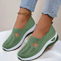 Shoes For Seniors Soft Sole Non-Slip Lightweight Comfortable Slip On