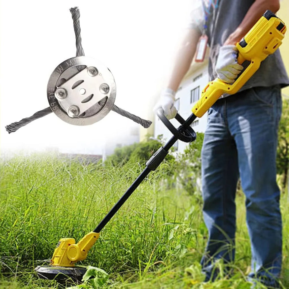 Weed Trimmer Head Replacement With Steel Wire For Universal Fit