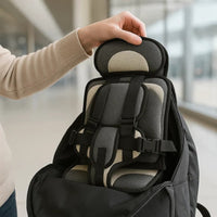 Car Seat For Travel Compact Child Booster Lightweight Foldable Design