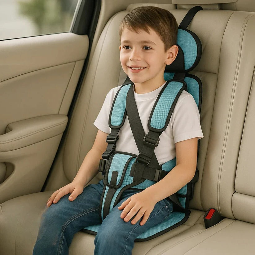 Car Seat For Travel Compact Child Booster Lightweight Foldable Design