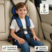 Car Seat For Travel Compact Child Booster Lightweight Foldable Design
