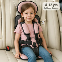Car Seat For Travel Compact Child Booster Lightweight Foldable Design