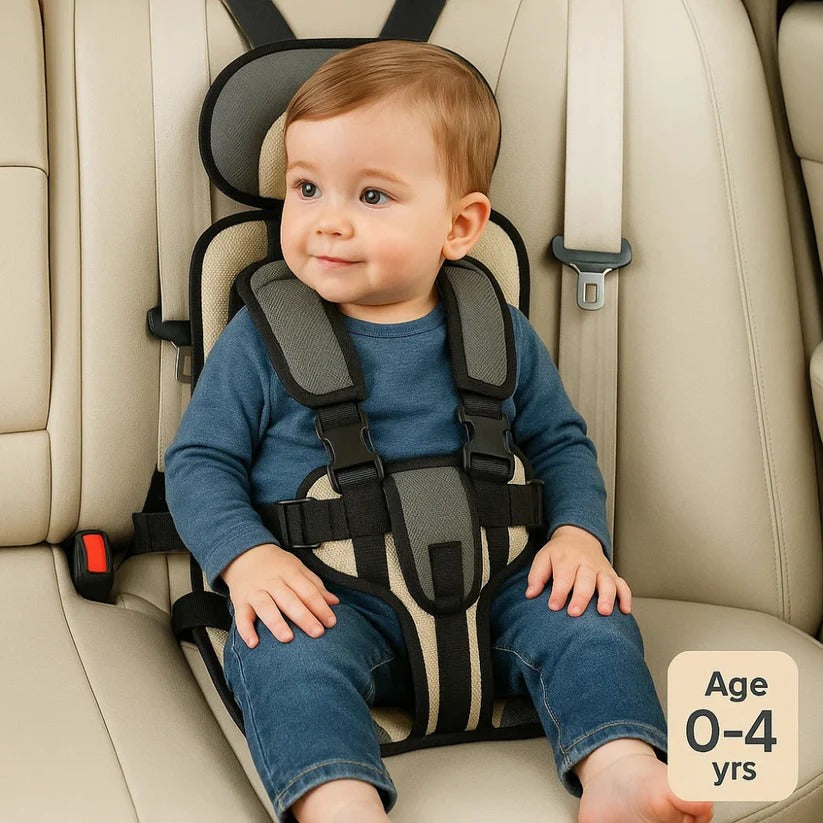 Car Seat For Travel Compact Child Booster Lightweight Foldable Design