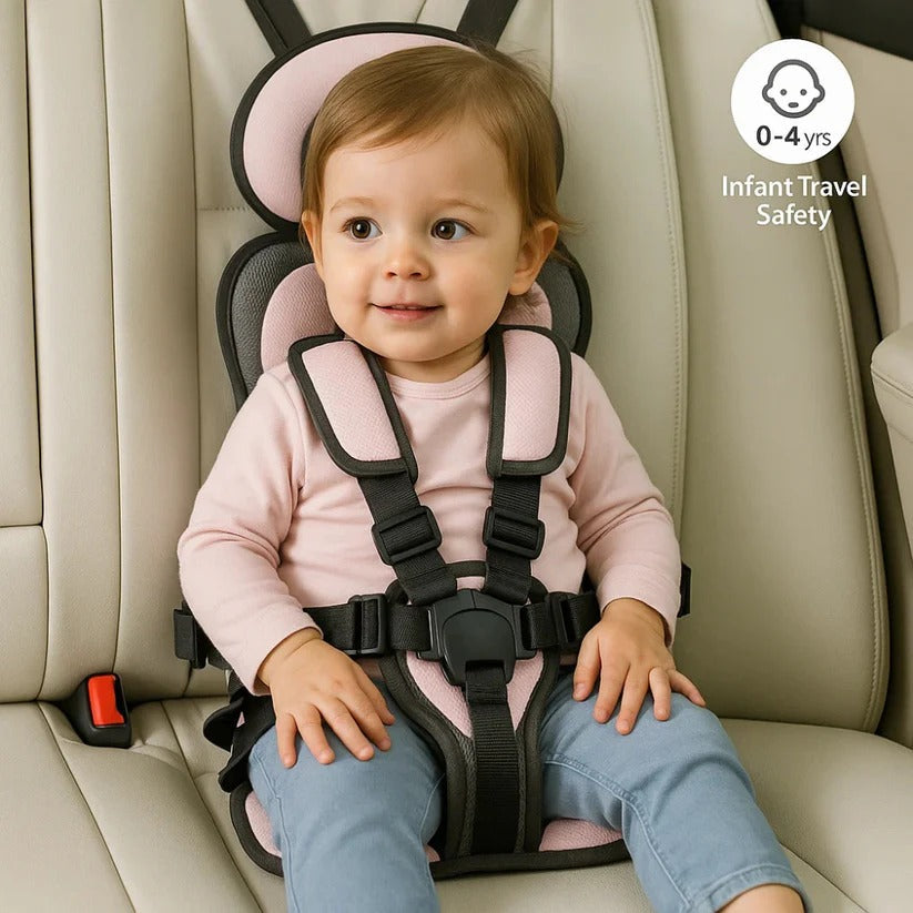 Car Seat For Travel Compact Child Booster Lightweight Foldable Design