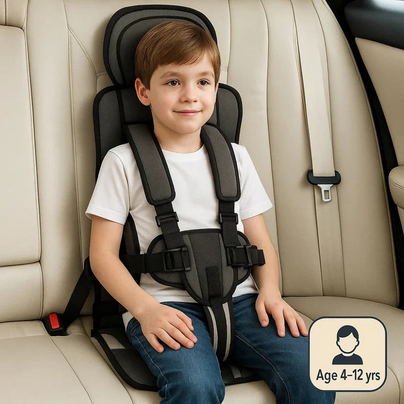 Car Seat For Travel Compact Child Booster Lightweight Foldable Design