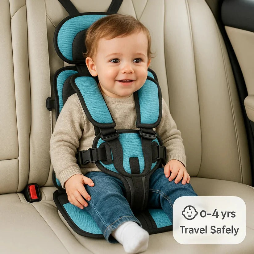 Car Seat For Travel Compact Child Booster Lightweight Foldable Design