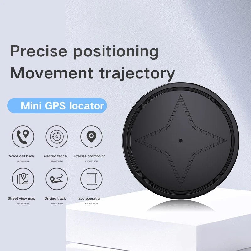 GPS Tracker Mini Magnetic Real-Time Vehicle And Asset Locator With Battery