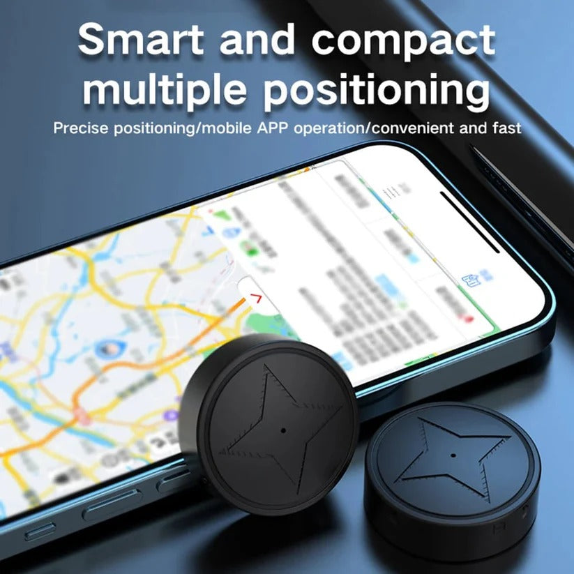 GPS Tracker Mini Magnetic Real-Time Vehicle And Asset Locator With Battery