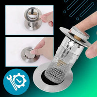 Pop Up Sink Stopper With Odor Isolation And Anti Smell Seal