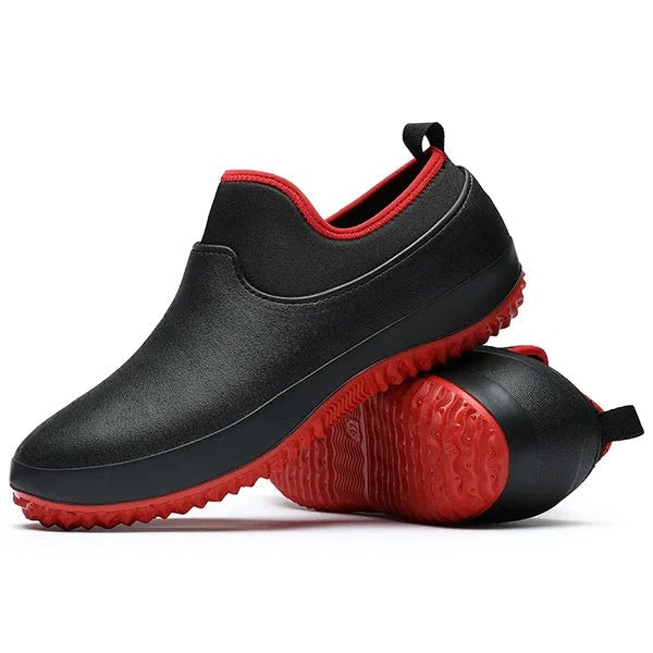 Slip-On Work Shoes Waterproof For Men Women With Easy On Off Design