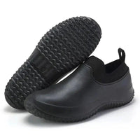 Slip-On Work Shoes Waterproof For Men Women With Easy On Off Design