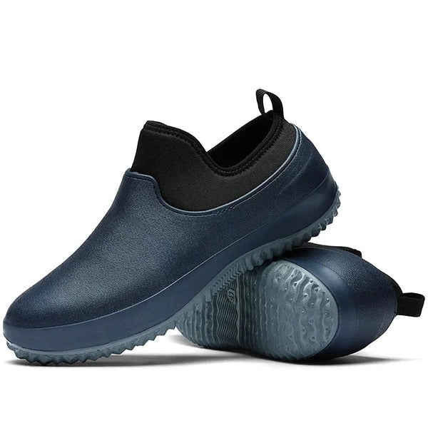 Slip-On Work Shoes Waterproof For Men Women With Easy On Off Design