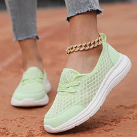 Women's Supportive Comfort Walking Shoes With Mesh Upper And Soft Sole