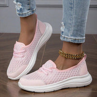 Women's Supportive Comfort Walking Shoes With Mesh Upper And Soft Sole