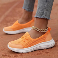 Women's Supportive Comfort Walking Shoes With Mesh Upper And Soft Sole