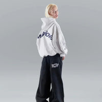 Hoodie Oversized Casual Cotton Blend Relaxed Fit Pullover For Everyday Wear