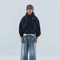 Hoodie Oversized Casual Cotton Blend Relaxed Fit Pullover For Everyday Wear